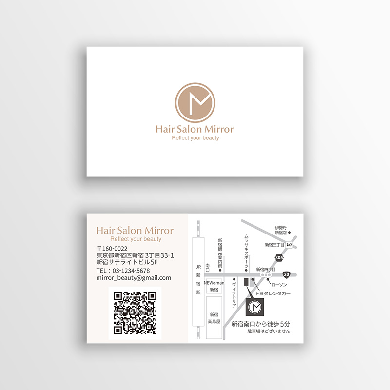 260416 mirror shopcard adobestock 1409582294 名刺横 背景グレー2